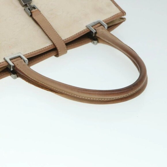 GUCCI GG Canvas Jackie Hand Bag Beige Brown Auth 54800 - Picture 8 of 15